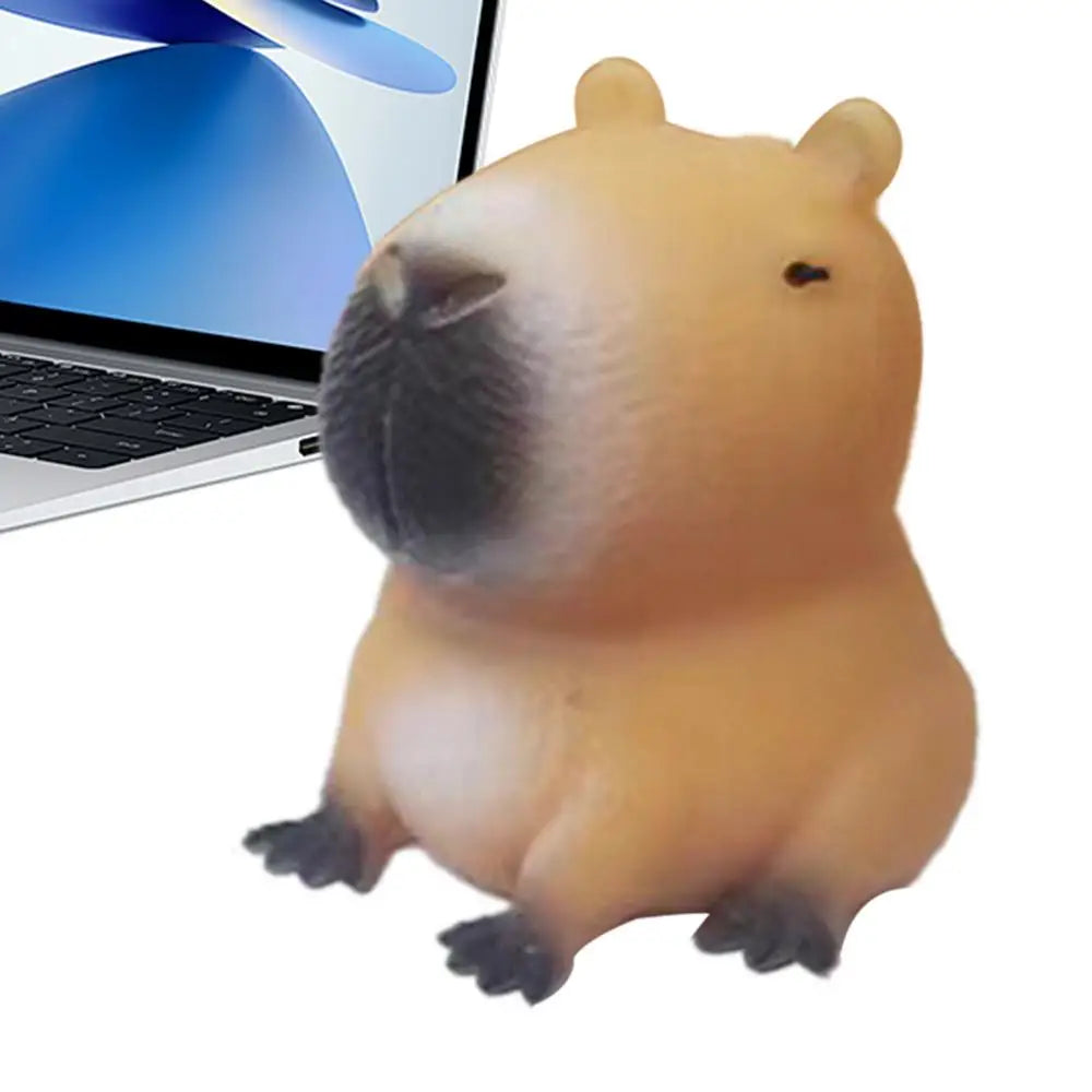 Squishys Capybara,Soft Pinch Toy,Squeeze Toys,Fidgets,Silicone Stress Relief Toy Sensory Toys Antiestres,Children's Gift