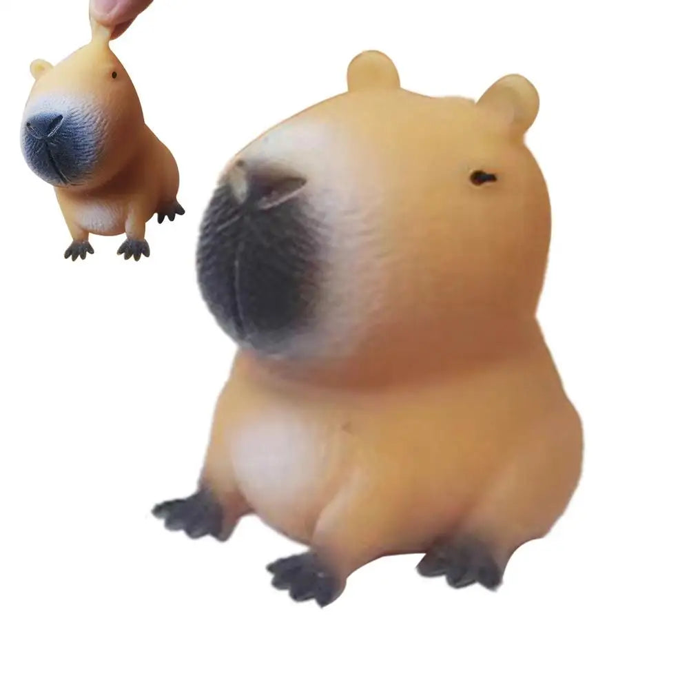 Squishys Capybara,Soft Pinch Toy,Squeeze Toys,Fidgets,Silicone Stress Relief Toy Sensory Toys Antiestres,Children's Gift