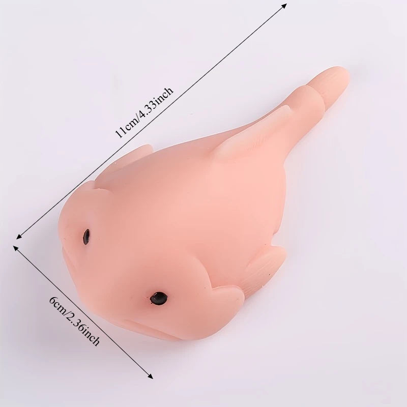 Squishy Blobfish Squeeze Toy Sensory Cute Animal Soft Pop Fidget Toy Stress Relief Game Party Relieve Anxiety Decompression Gift