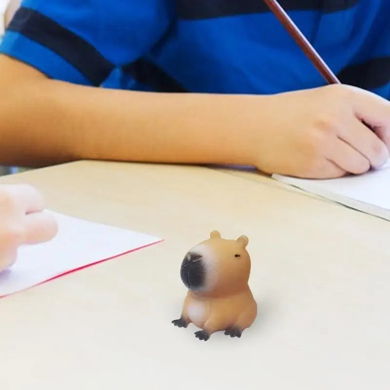 Squishys Capybara,Soft Pinch Toy,Squeeze Toys,Fidgets,Silicone Stress Relief Toy Sensory Toys Antiestres,Children's Gift